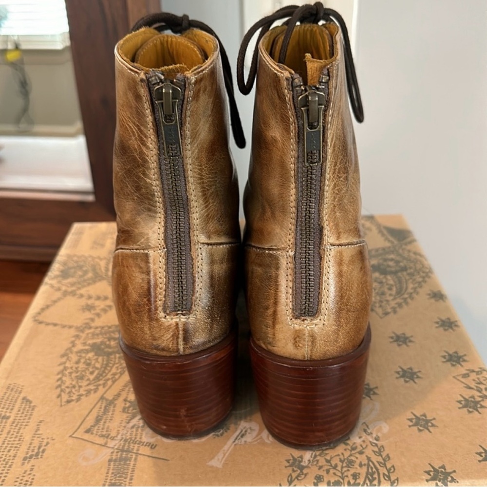 Free People “Eberly” Lace-Up Boots in Brown - Picture 3 of 11